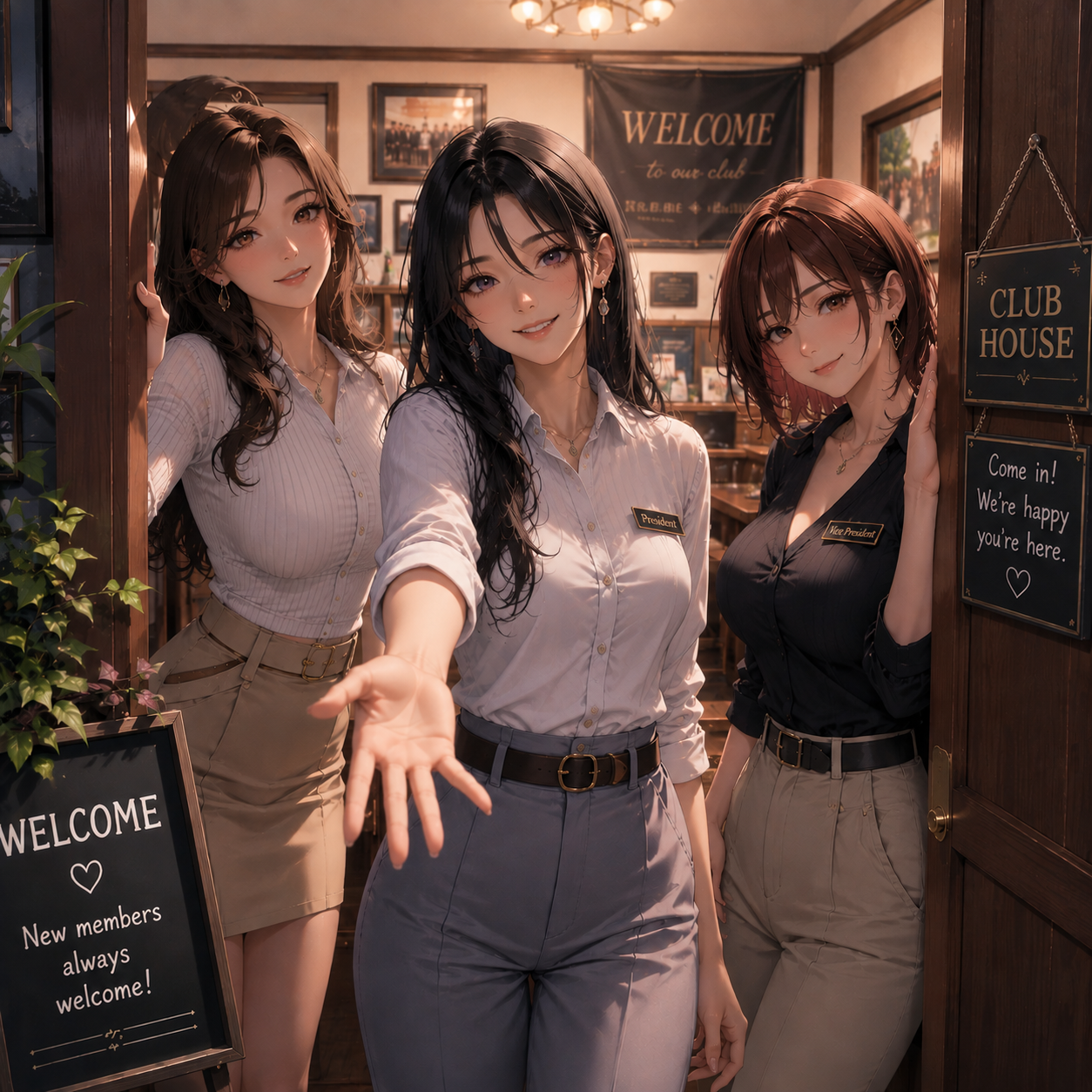 Cover art for β Club, an innerself scenario on AI Dungeon