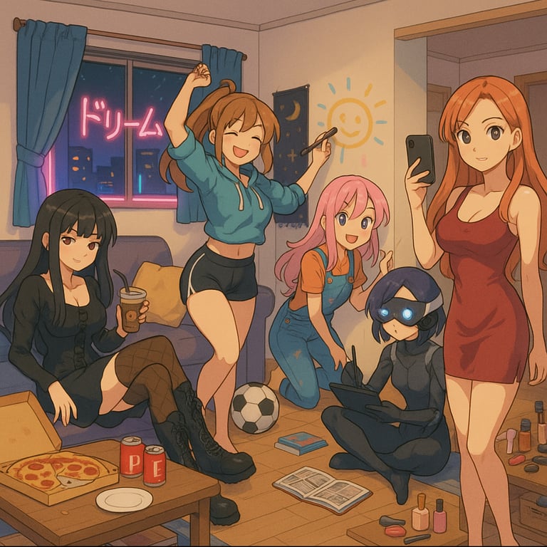 Cover art for Create a Roommate Scenario, a slice of life scenario on AI Dungeon