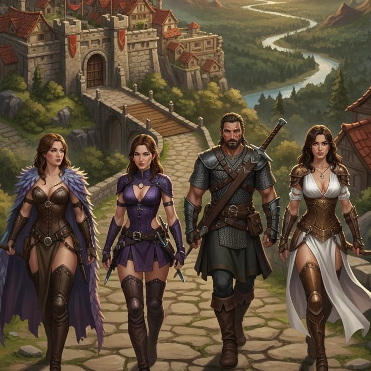 Cover art for Epic Fantasy Adenture Sandbox, a lola scenario on AI Dungeon