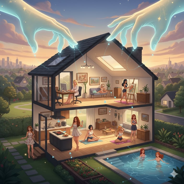 Cover art for Sim Life Sandbox, a lola scenario on AI Dungeon