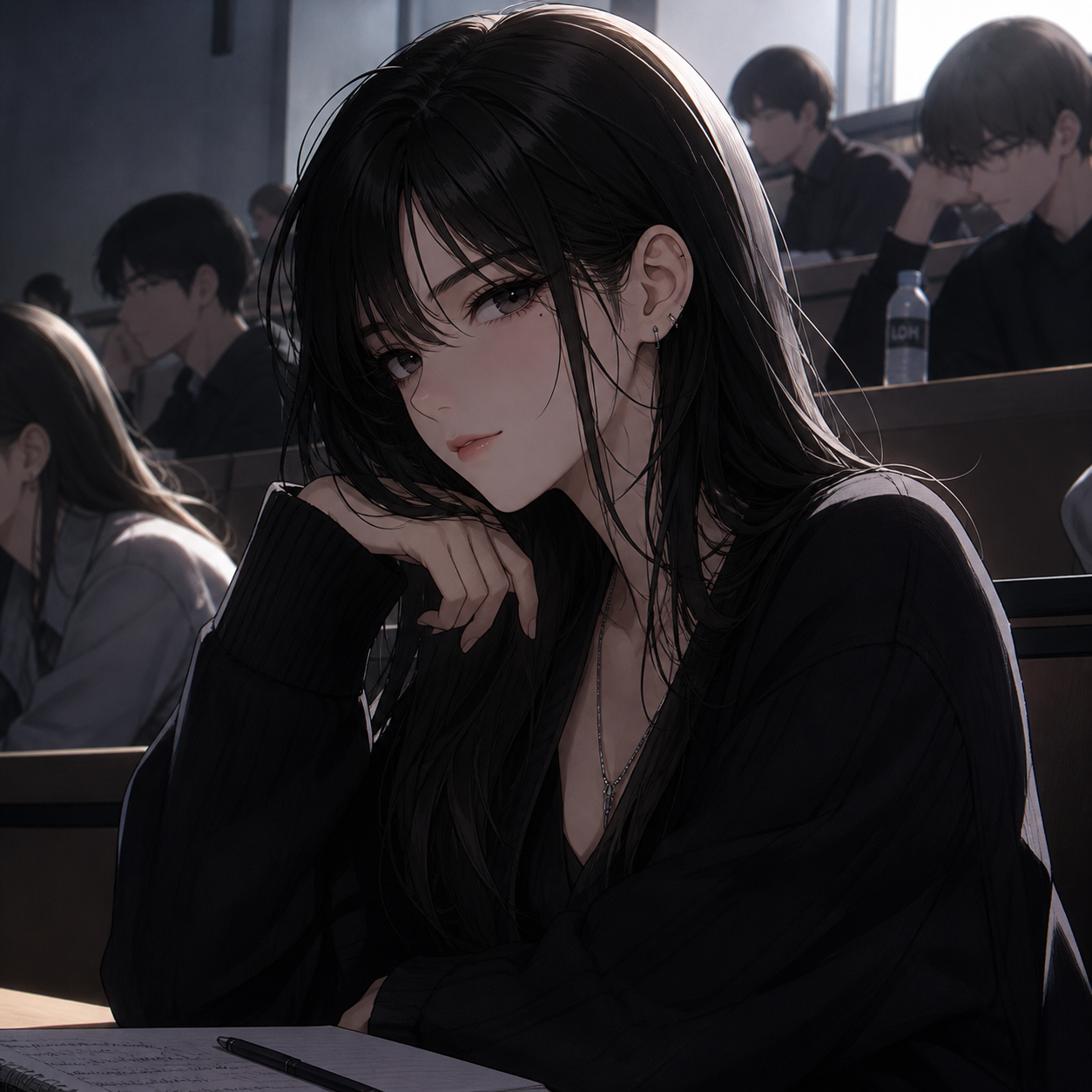 Cover art for Your Classmate’s Note, an innerself scenario on AI Dungeon