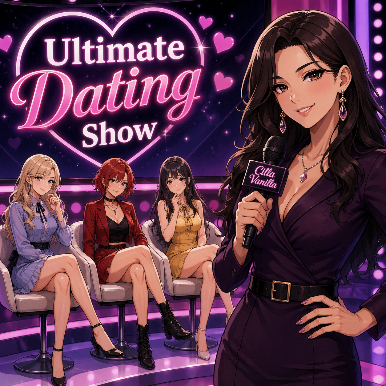 Cover art for Ultimate Dating Show, an innerself scenario on AI Dungeon