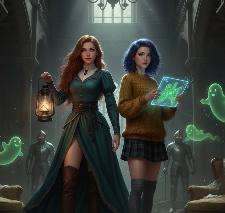 Cover art for Create a Haunting, a secret scenario on AI Dungeon
