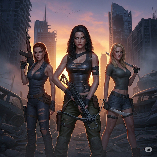 Cover art for Create an Apocalyptic Adventure, an apocalypse scenario on AI Dungeon