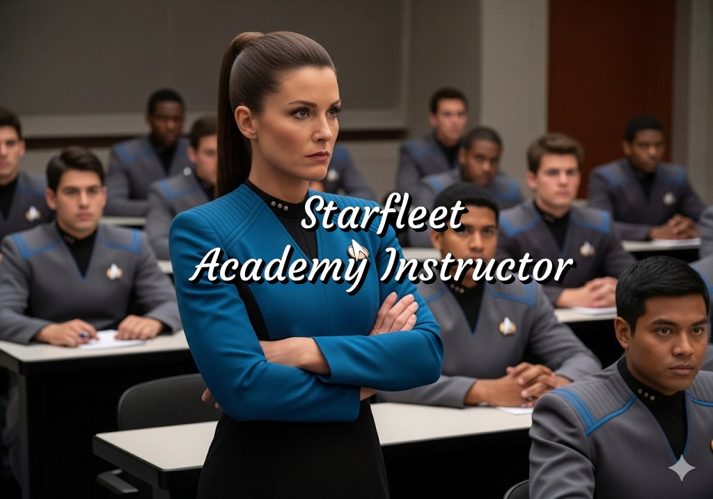 Cover art for 🎴 STAR TREK: Academy Instructor v0.95, a star trek scenario on AI Dungeon