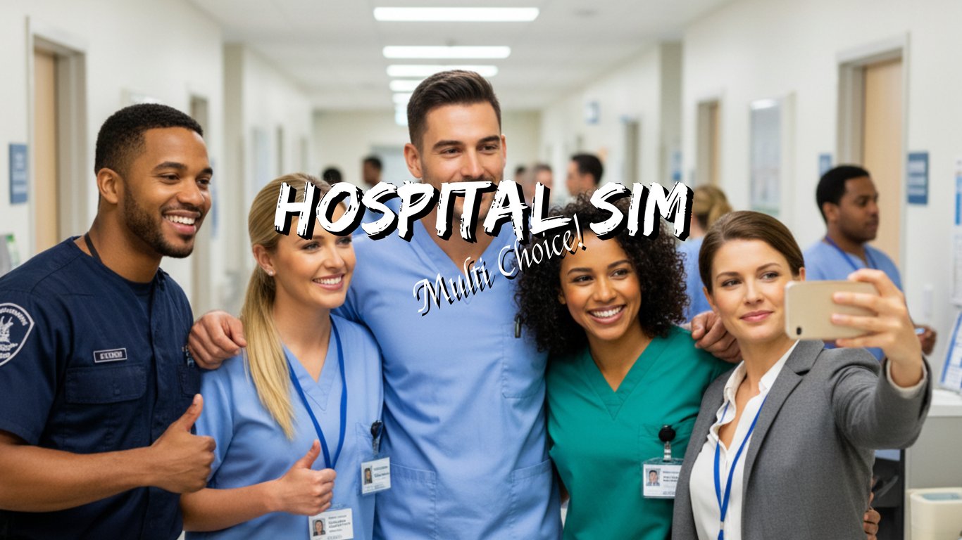 Cover art for 🚑 Hospital Sim v0.90, a hospital scenario on AI Dungeon