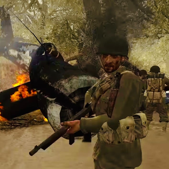 Cover art for Hard Landing, a call of duty scenario on AI Dungeon