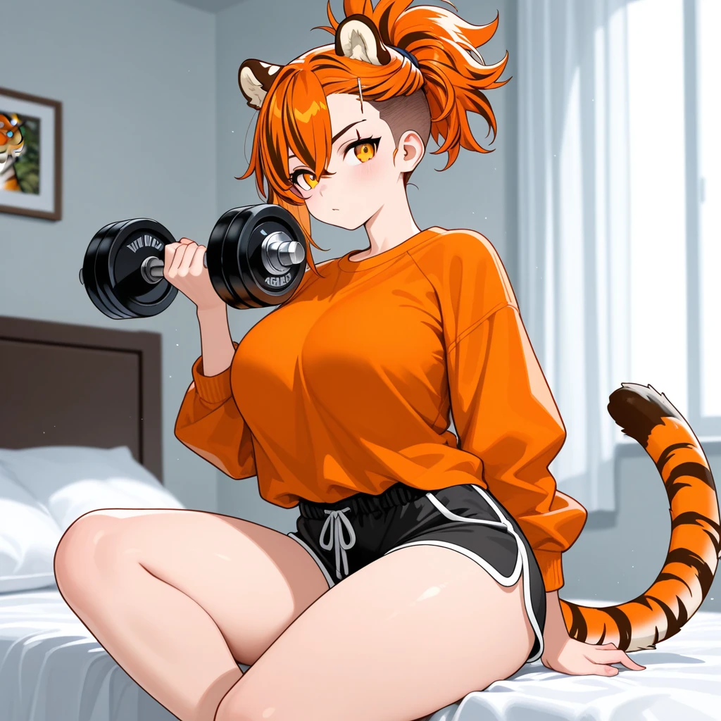 Cover art for My girlfriend is... (Girl-tiger) , a slice of life scenario on AI Dungeon