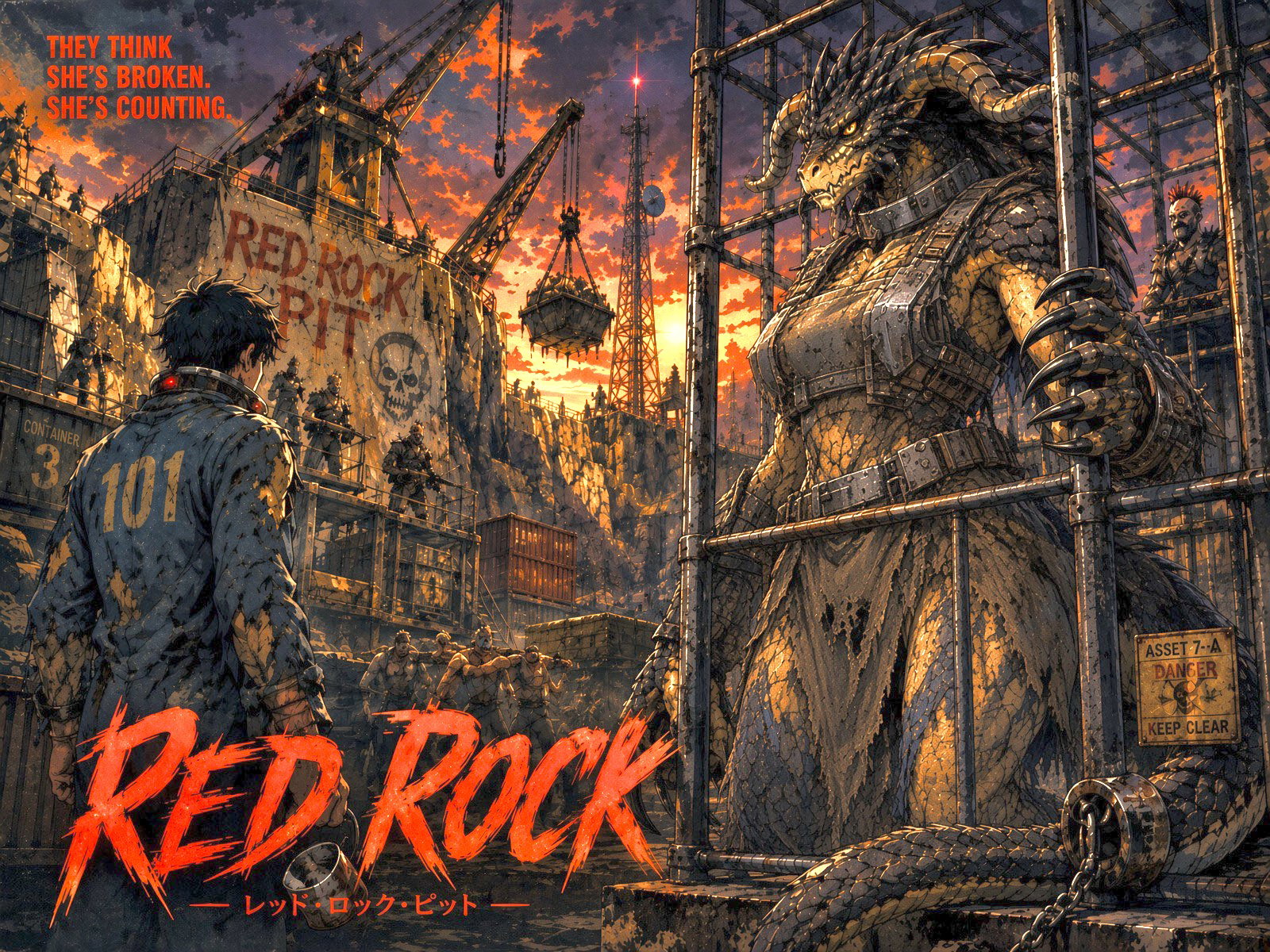 Cover art for Red Rock Pit, a fallout scenario on AI Dungeon