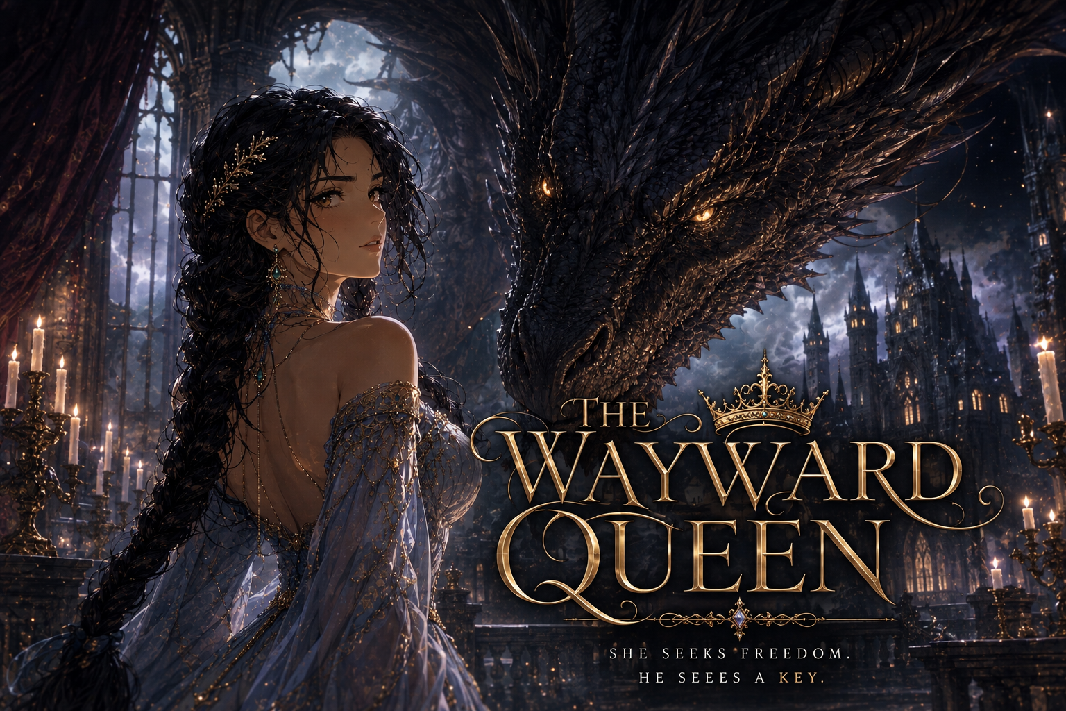 Cover art for The Wayward Queen ⛓️💥, a romance scenario on AI Dungeon