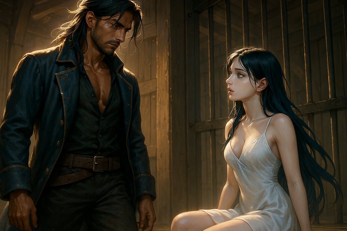 Cover art for Daughter Of The Sea , a pirates scenario on AI Dungeon