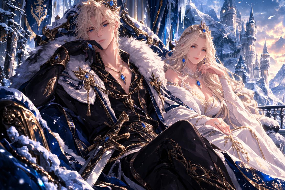 Cover art for Lost Queen of the North, a fantasy scenario on AI Dungeon