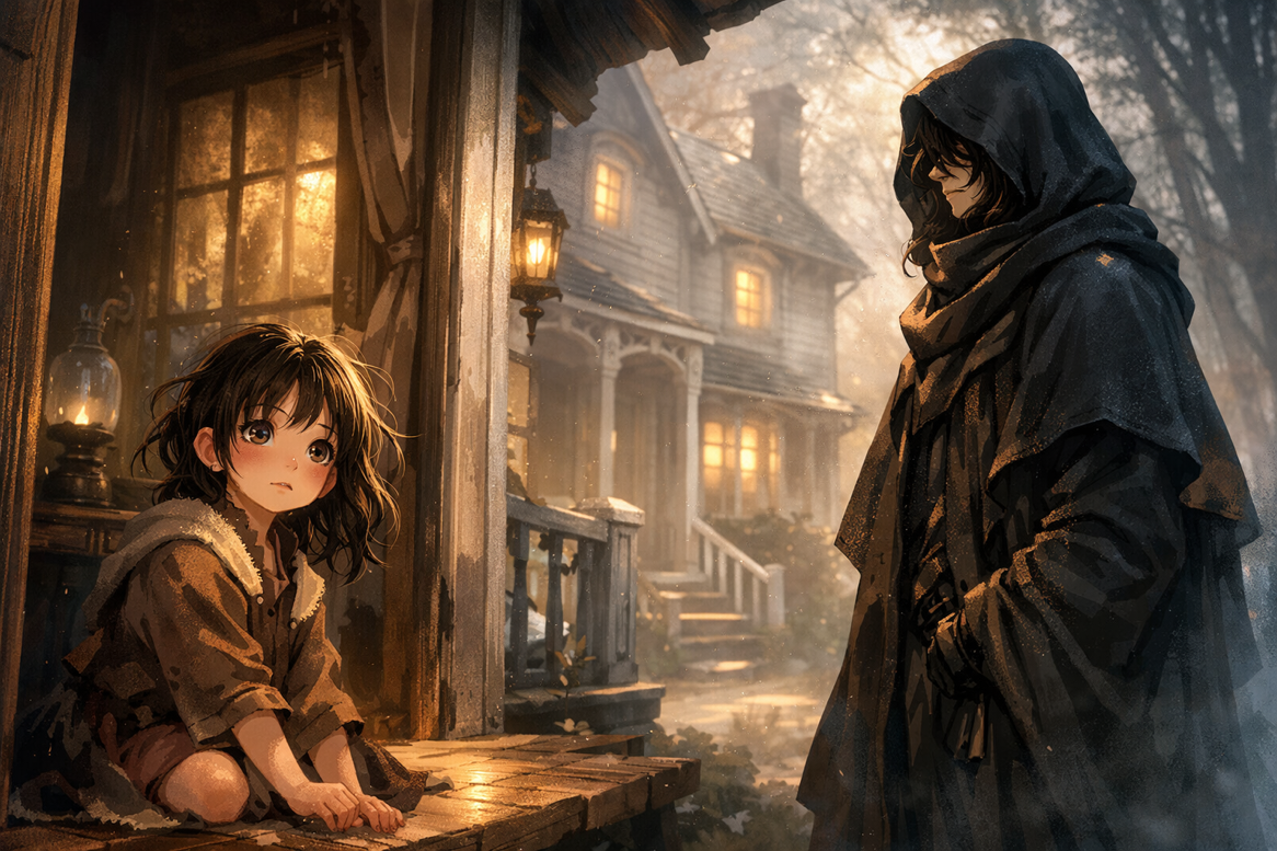 Cover art for The House Has Eyes, a magic scenario on AI Dungeon