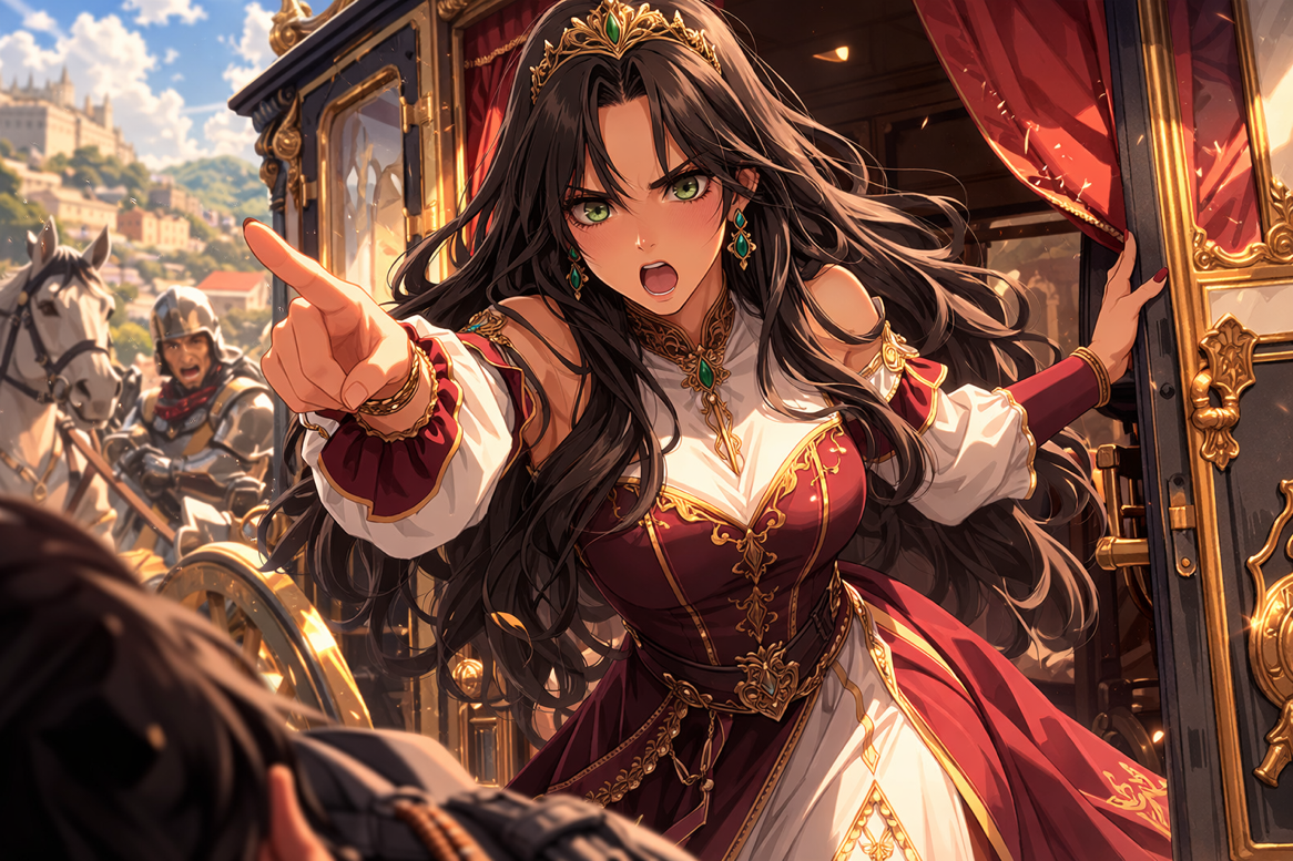 Cover art for Bump From A Brat Princess, a fantasy scenario on AI Dungeon