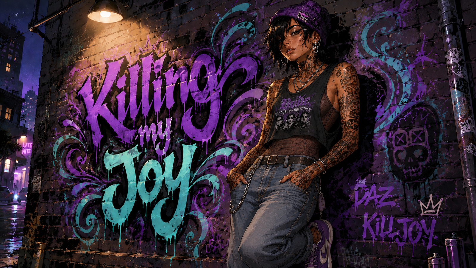 Cover art for Killing My Joy , a romance scenario on AI Dungeon