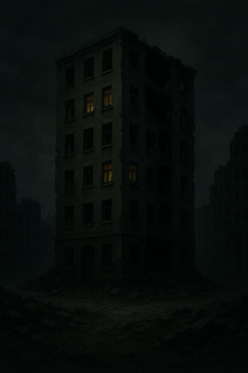 Cover art for War Survivor , a war survivor scenario on AI Dungeon