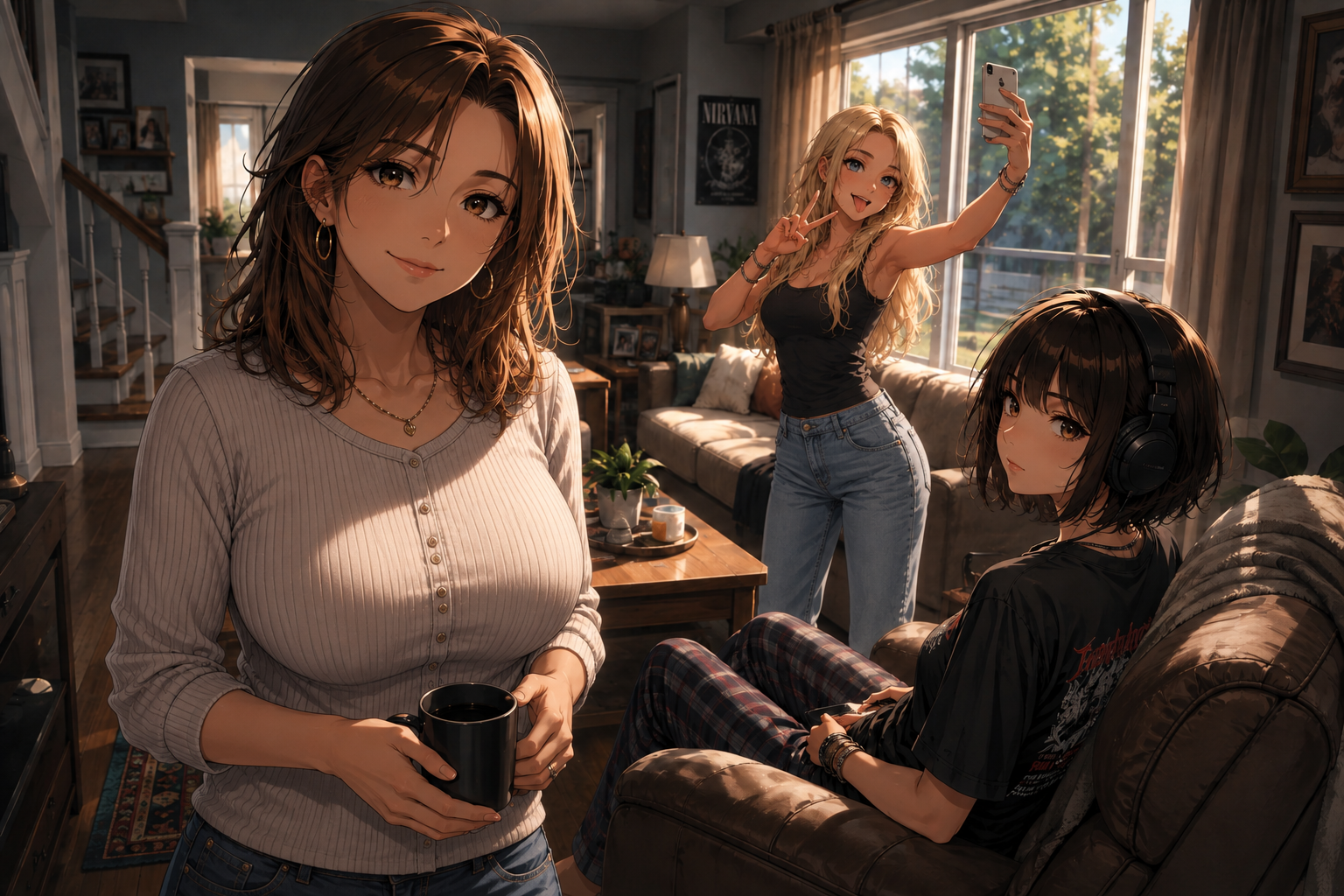 Cover art for 🎭My American Host Family, an inner self scenario on AI Dungeon