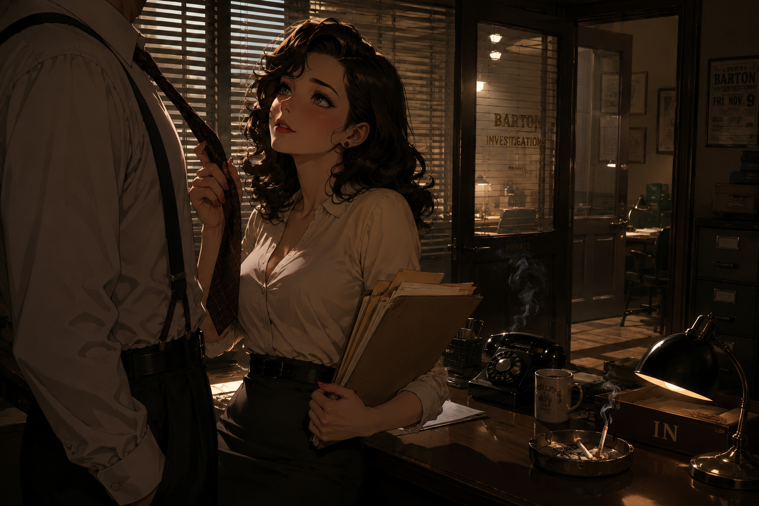 Cover art for 🎭More Than a Secretary, an inner self scenario on AI Dungeon