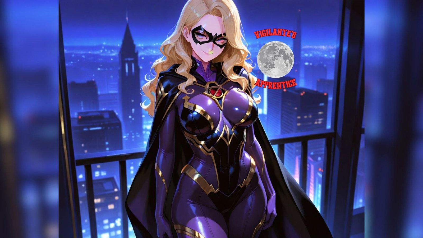 Cover art for Vigilante’s Apprentice, a superpower scenario on AI Dungeon