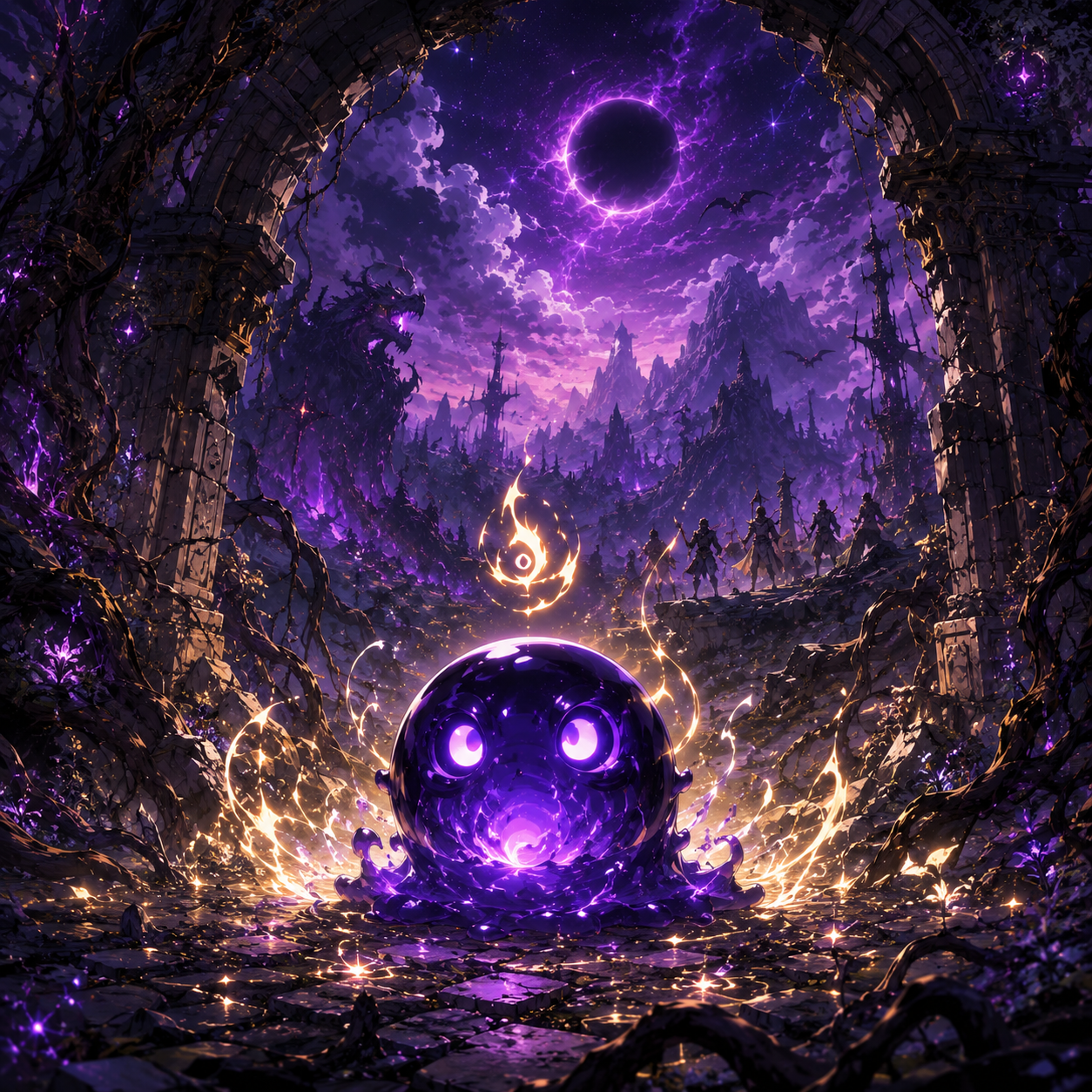 Cover art for Reborn as a Monster: Veyrath, an isekai scenario on AI Dungeon