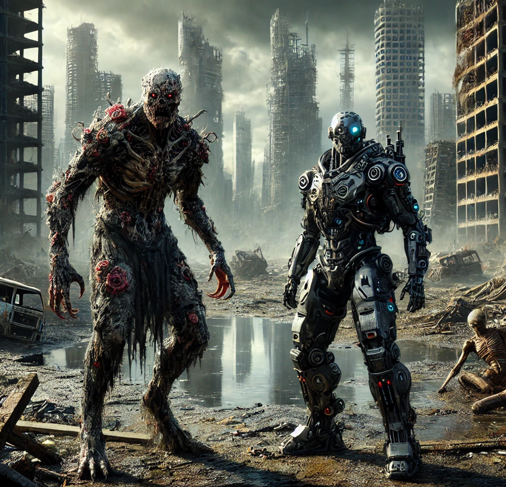 Cover art for The Wretched Dawn, a virus scenario on AI Dungeon