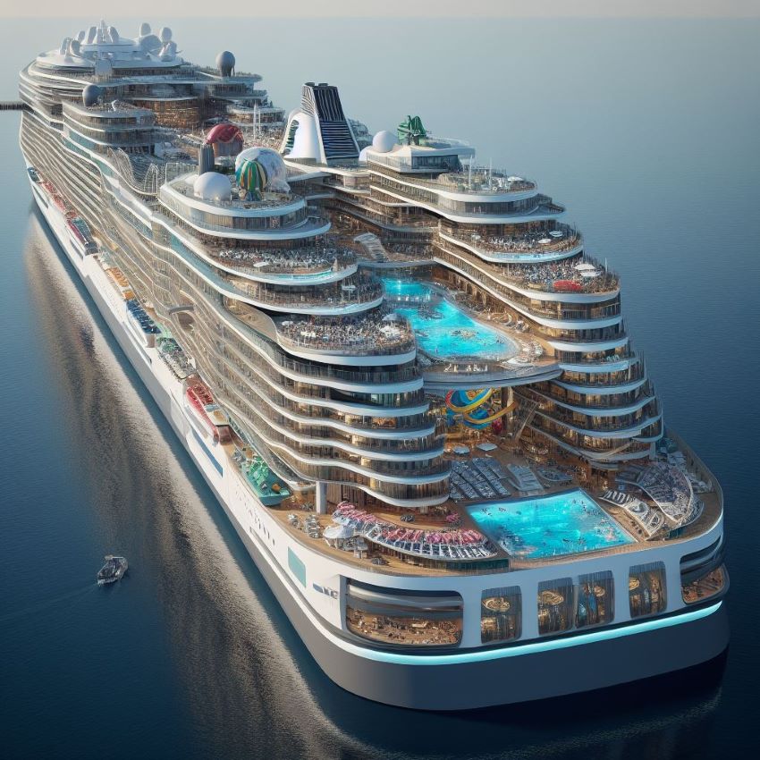 Cover art for Cruise Ship World Tour (Now with Inner Self), a cruise ship world tour scenario on AI Dungeon