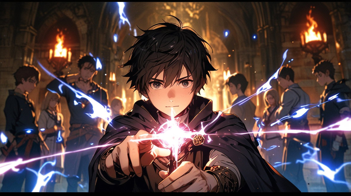 Cover art for High Fantasy-High School Royal academy., a fantasy scenario on AI Dungeon