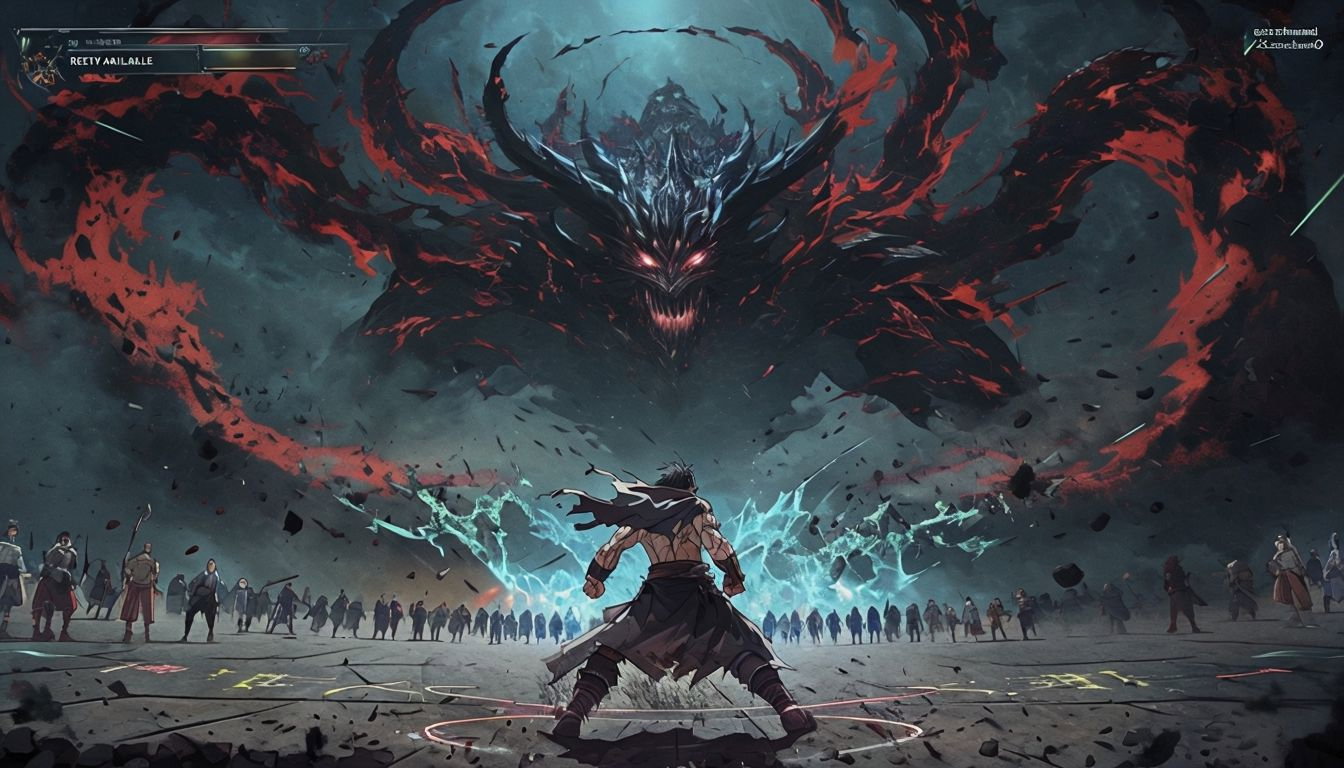 Cover art for One Tryhard vs the Demon, a fantasy scenario on AI Dungeon
