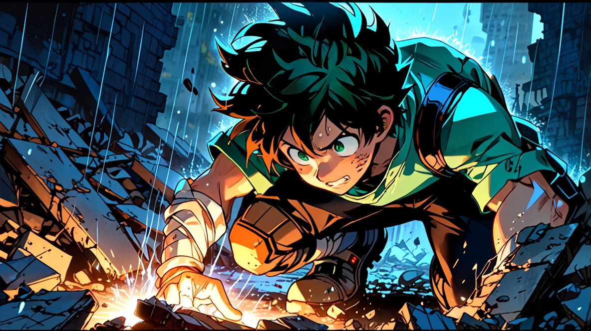 Cover art for What If Deku Had The System?, an anime scenario on AI Dungeon