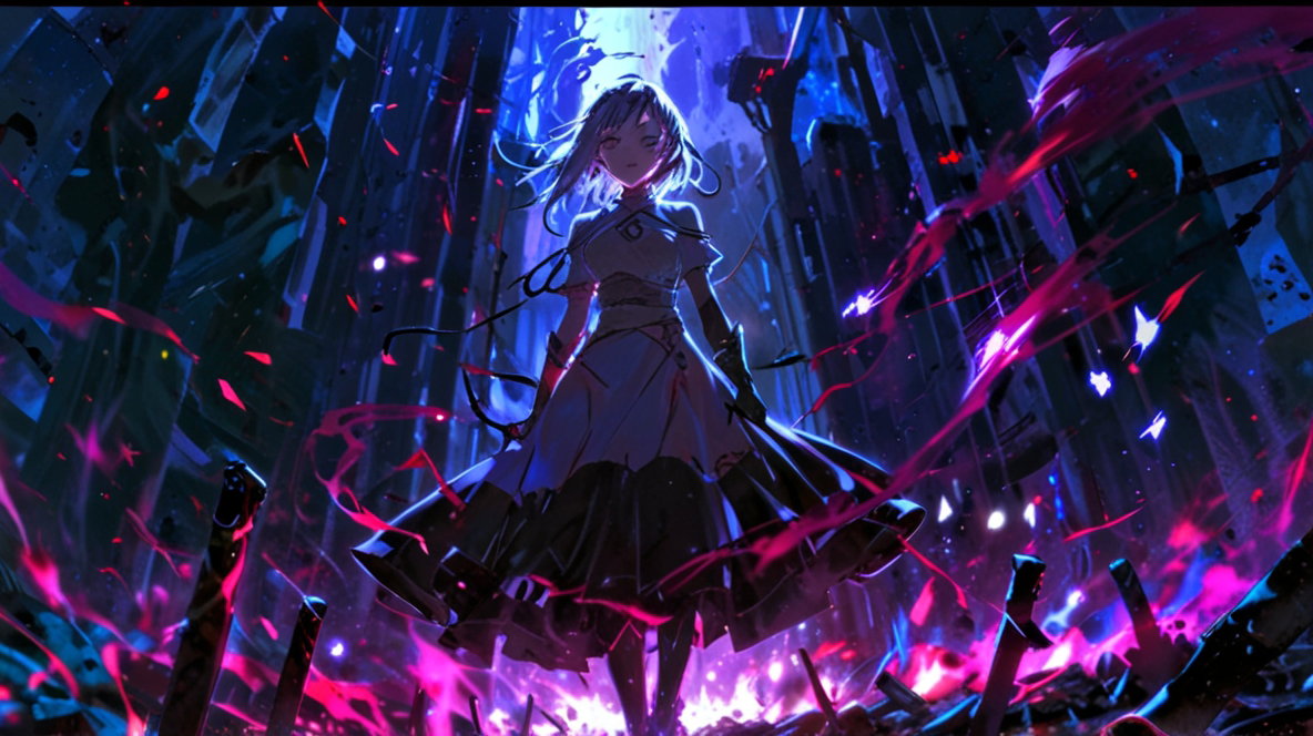 Cover art for 🖤 Chosen Without Mercy, a dark fantasy scenario on AI Dungeon