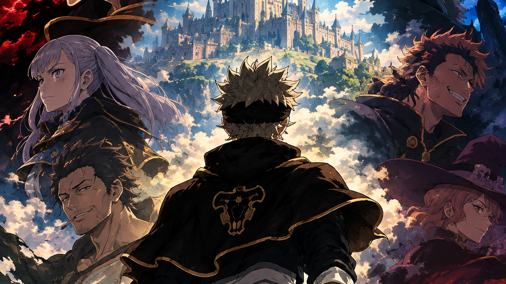 Cover art for Black Clover- Magic: Not Giving Up, a black clover scenario on AI Dungeon