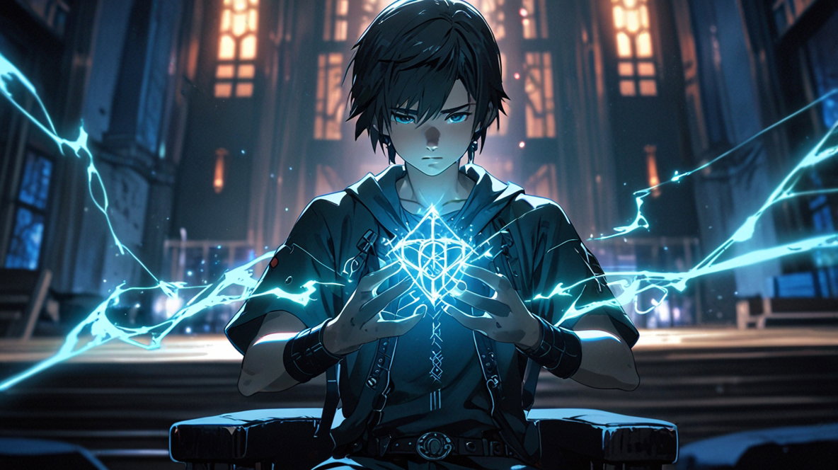 Cover art for ✨Echocore Reborn: Heir of the Veilflux V 1.7, an isekai scenario on AI Dungeon