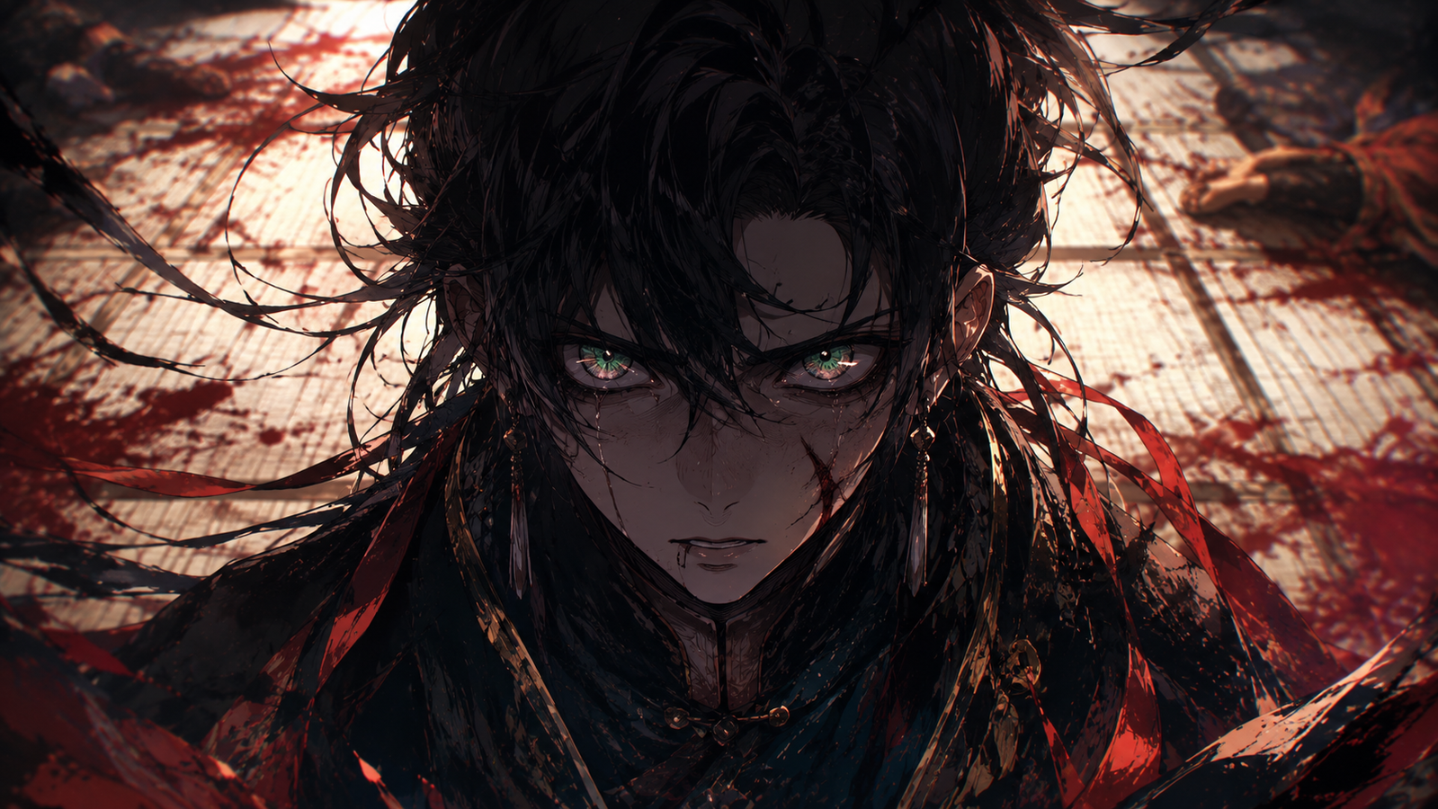 Cover art for ɴᴏ ᴘᴇᴀᴄᴇ ʟᴇꜰᴛ, a fantasy scenario on AI Dungeon