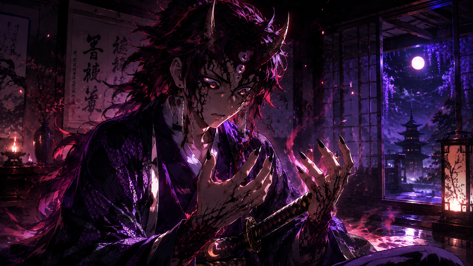 Cover art for Slayer Turned Demon, a demonslayer scenario on AI Dungeon