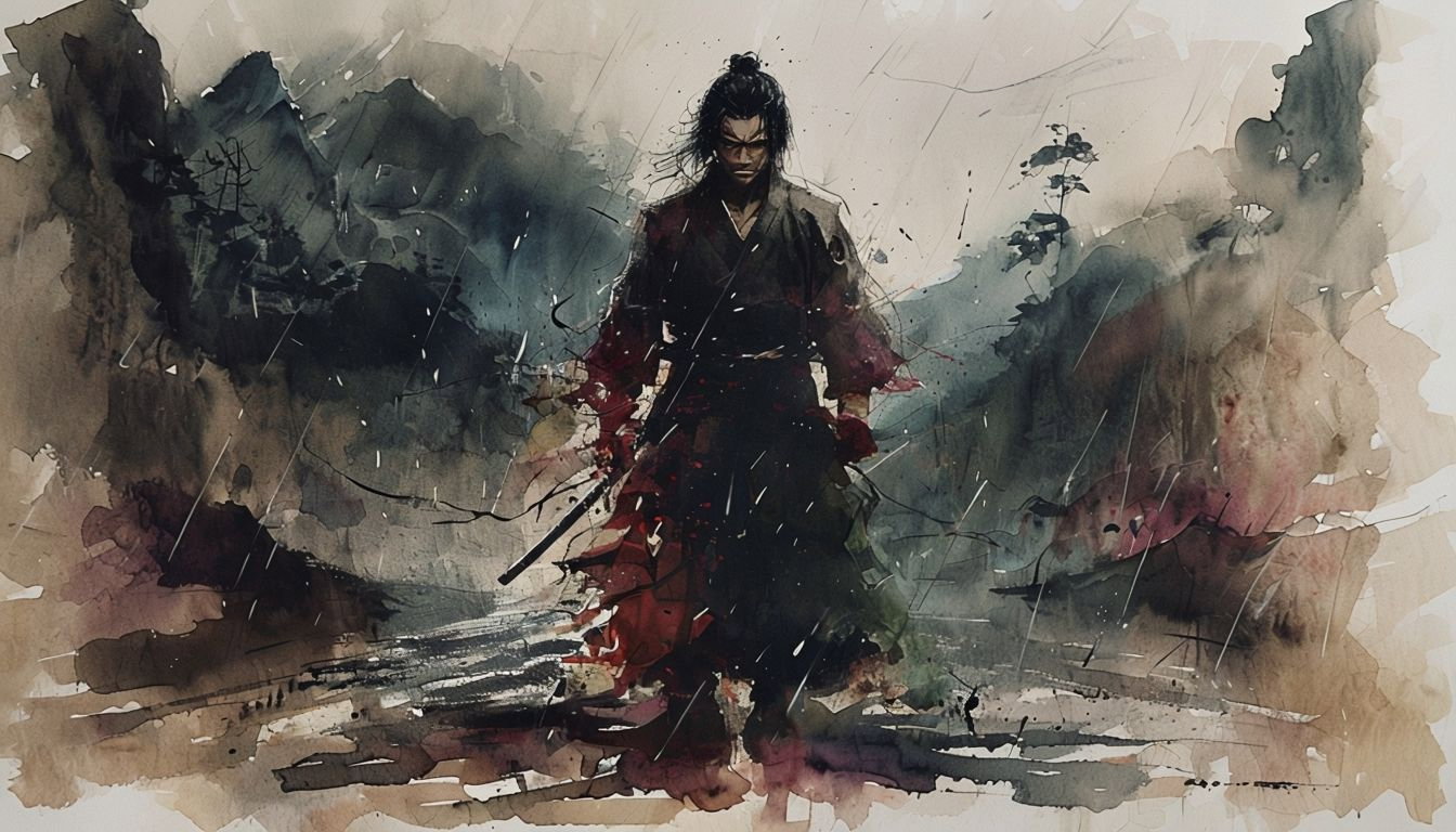 Cover art for Path of the Unbroken Blade, a samurai scenario on AI Dungeon