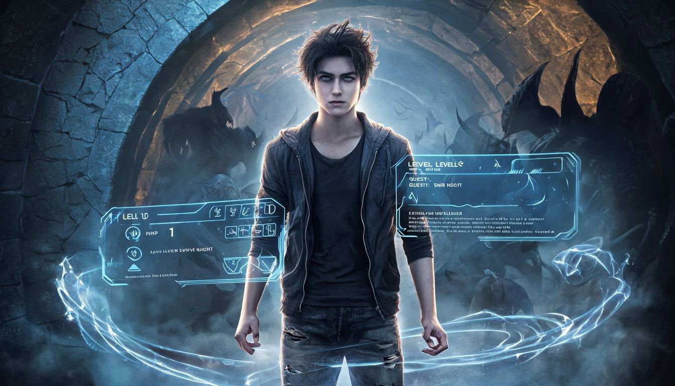 Cover art for Legacies: What If Landon Kirby Had The System?, a legacies scenario on AI Dungeon