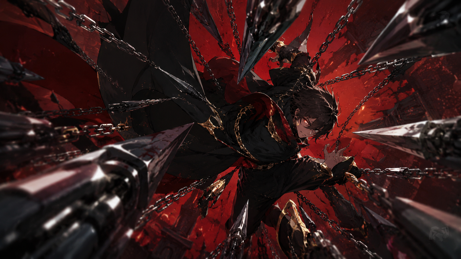 Cover art for Woke Up In An Evil Body, a fantasy scenario on AI Dungeon