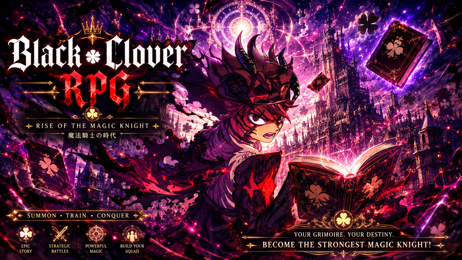 Cover art for Black Clover RPG (ðŸŽIS Update ), a black clover scenario on AI Dungeon