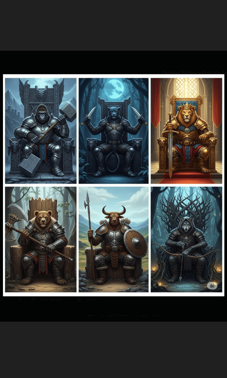 Cover art for Thrones of Tengrisal, an action scenario on AI Dungeon