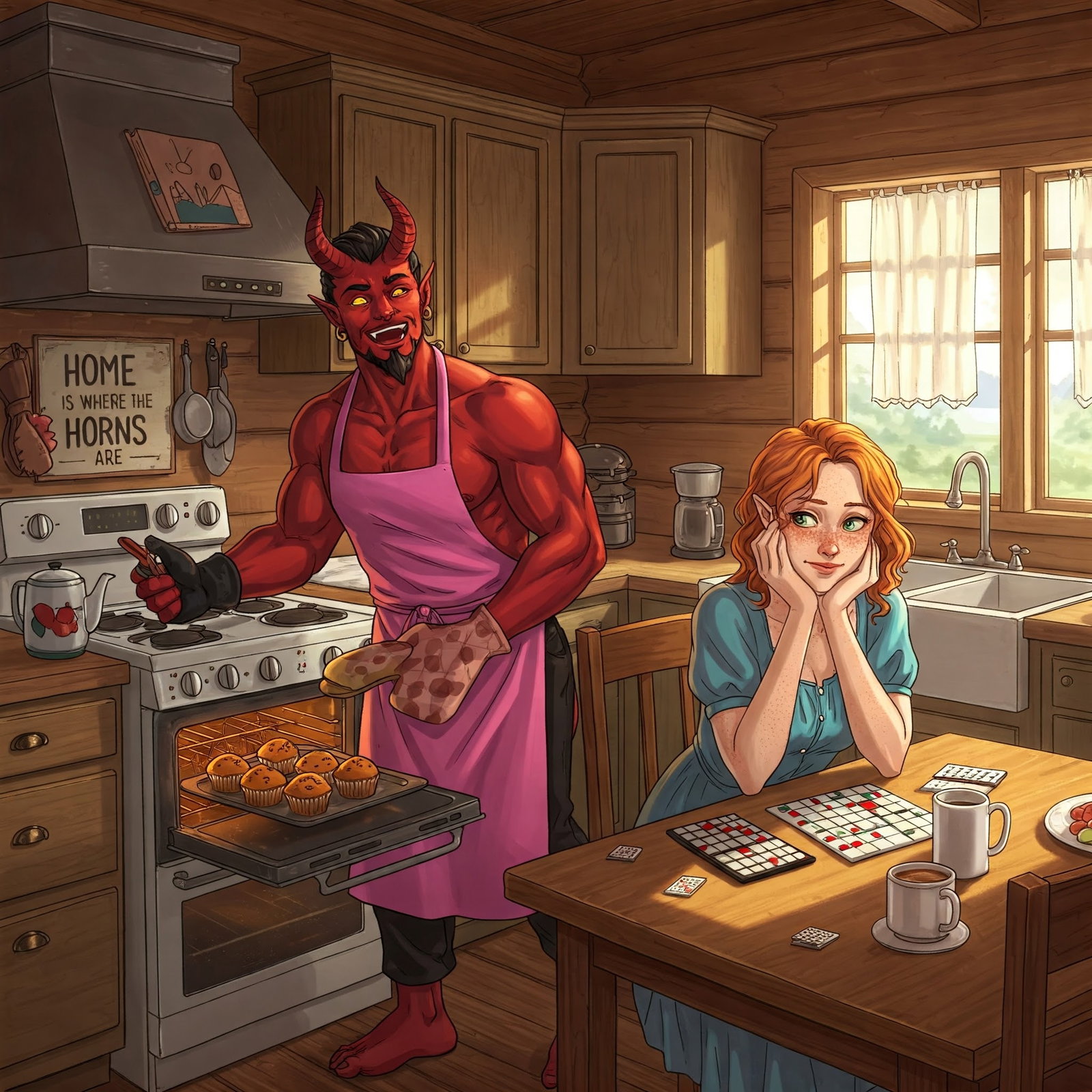 Cover art for Demon Lord marries the Hero, a slice of life scenario on AI Dungeon