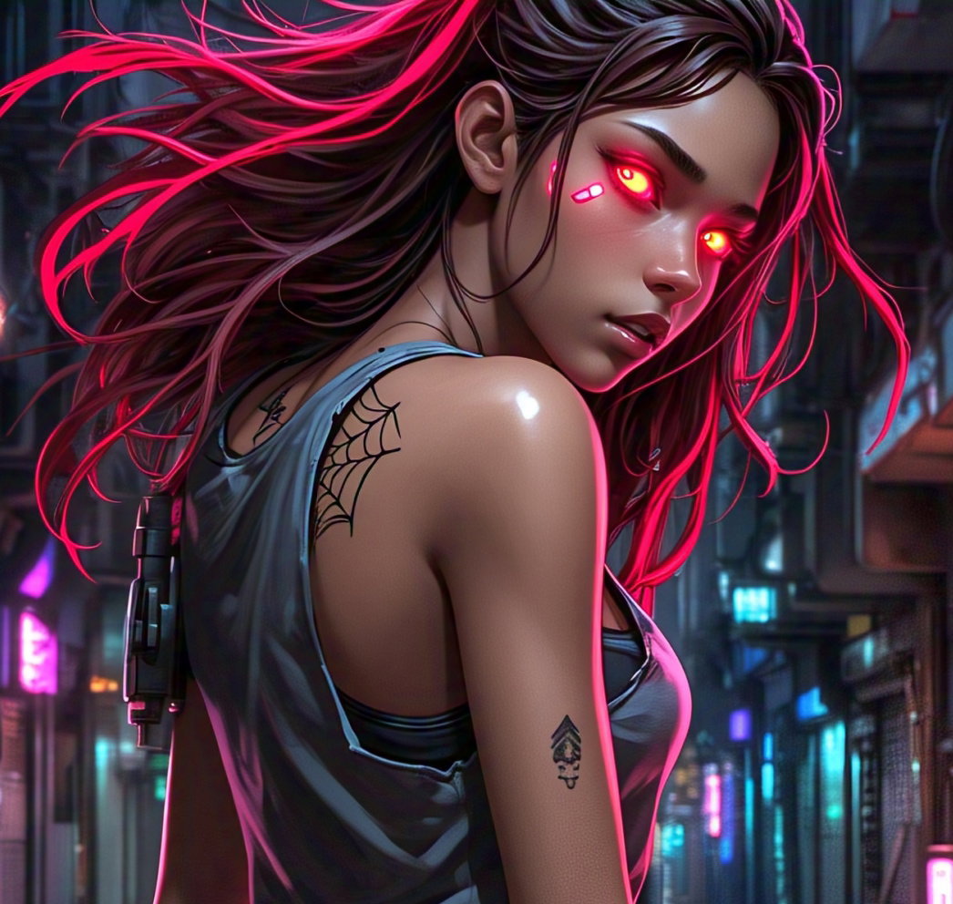 Cover art for Roommate Cyberpunk 2080 on AI Dungeon