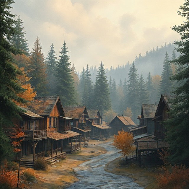 Cover art for New to the Shifter Town, a werewolf scenario on AI Dungeon