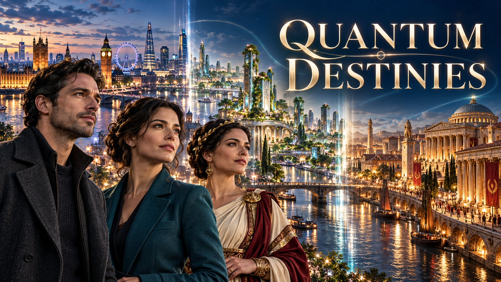Cover art for Quantum Destinies, a modern world on Voyage