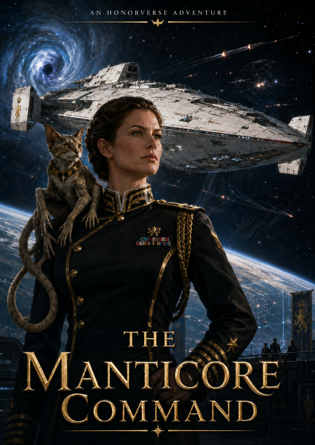 Cover art for Honorverse: Baen books, a space world on Voyage
