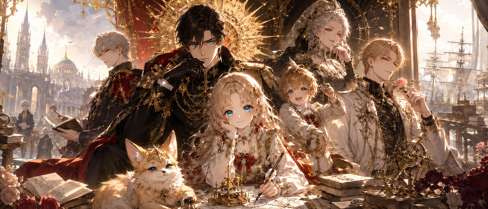 Cover art for Reborn as the Tyrant's Child, an isekai world on Voyage