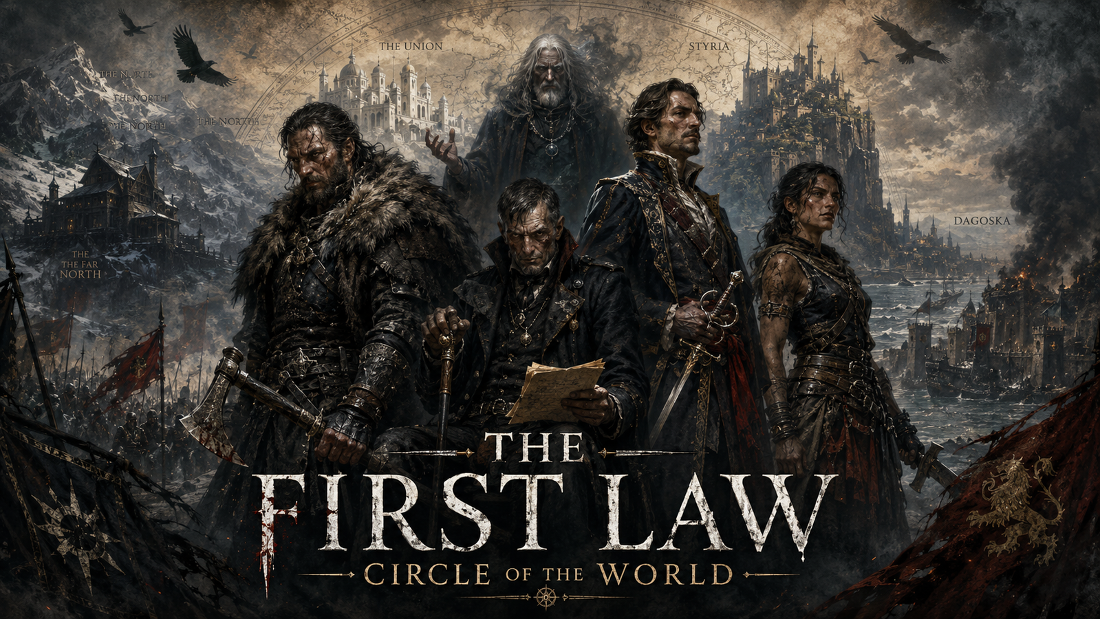 Cover art for First Law, an abercrombie world on Voyage