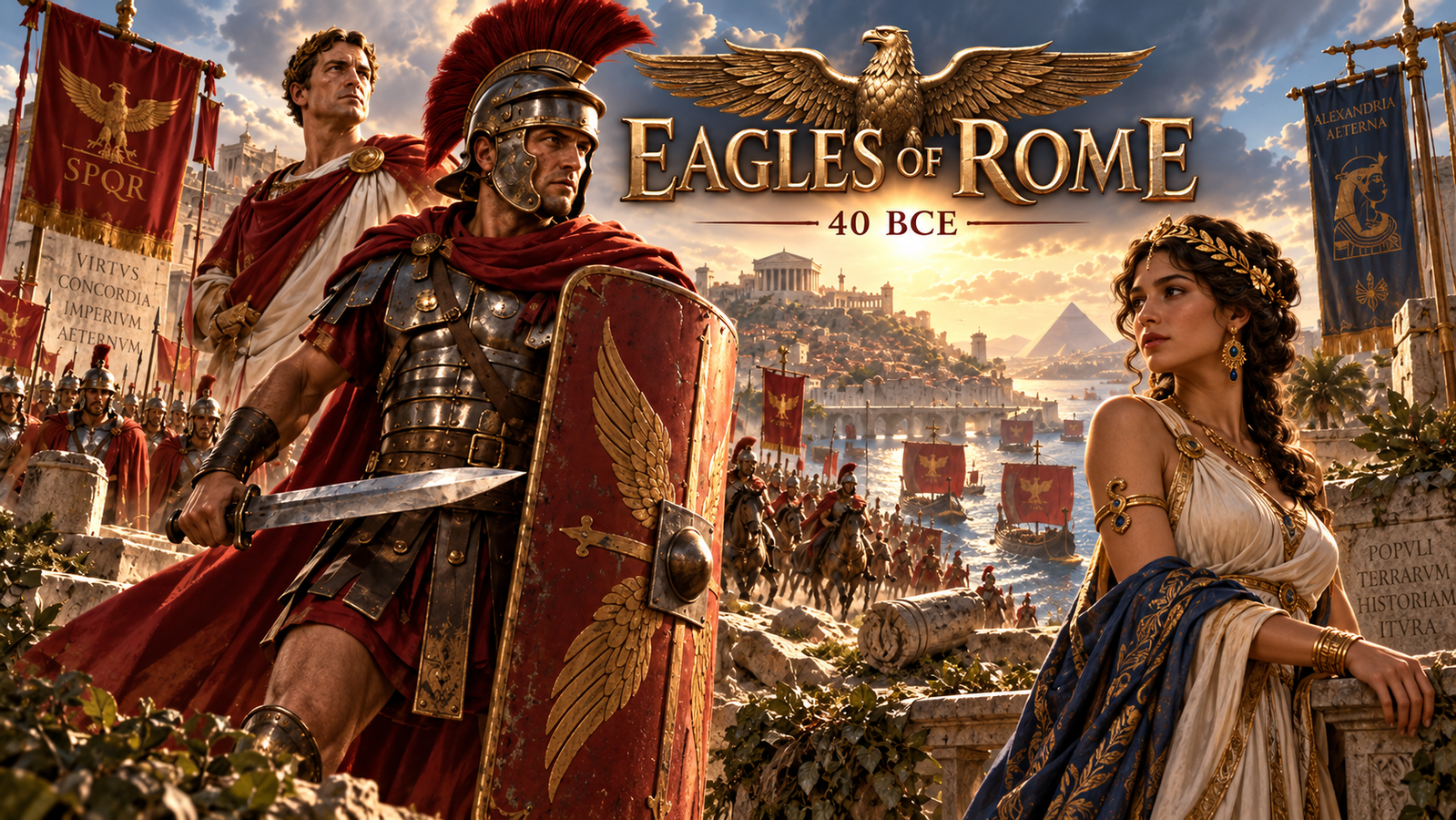 Cover art for Eagles of Rome, a historical world on Voyage