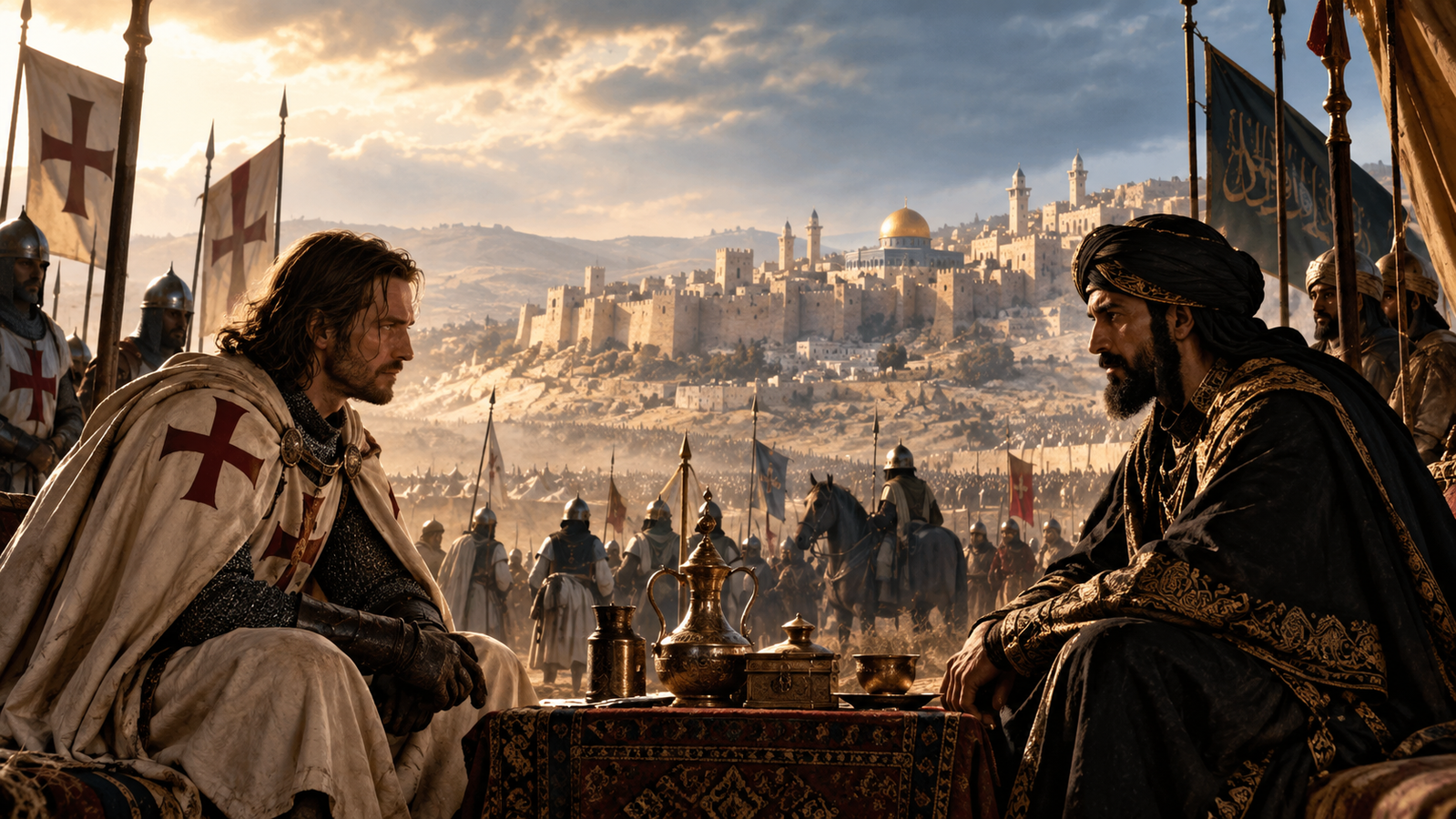 Cover art for Kingdom of Heaven: Outremer, a historical world on Voyage
