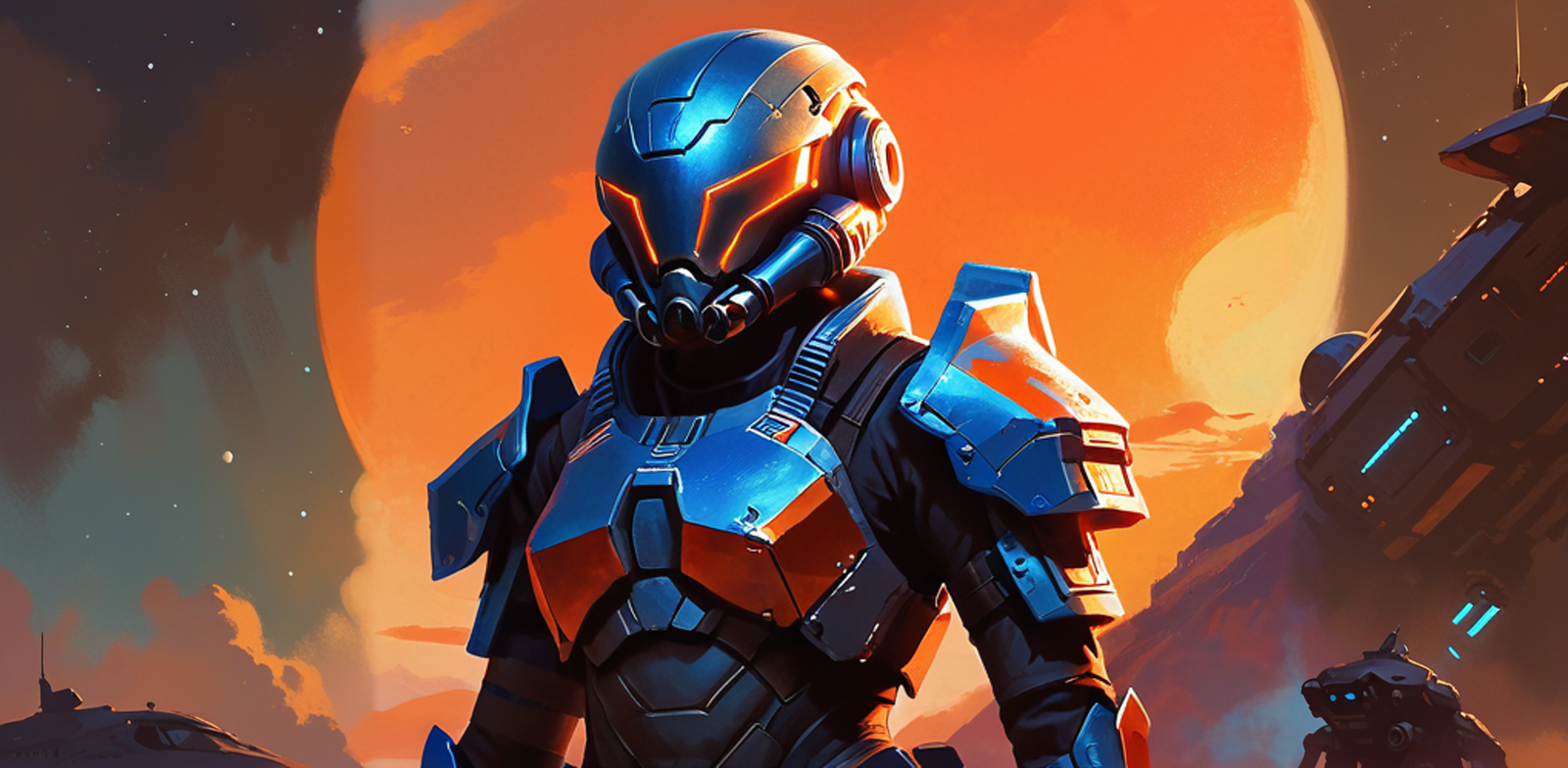 Cover art for Echo Vector, a sci fi scenario on AI Dungeon