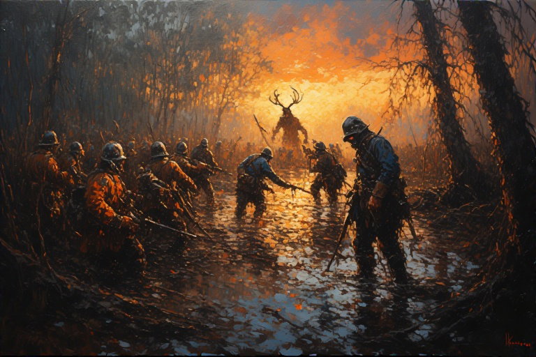 Cover art for PRIMEVAL, a horror scenario on AI Dungeon